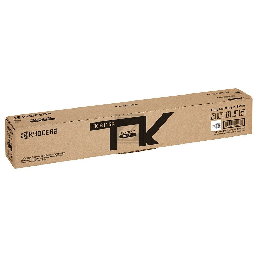 1T02P30NL0 // TK8115K / schwarz / original KYOCERA Toner schwarz / 1T02P30NL0 / 12000 S.