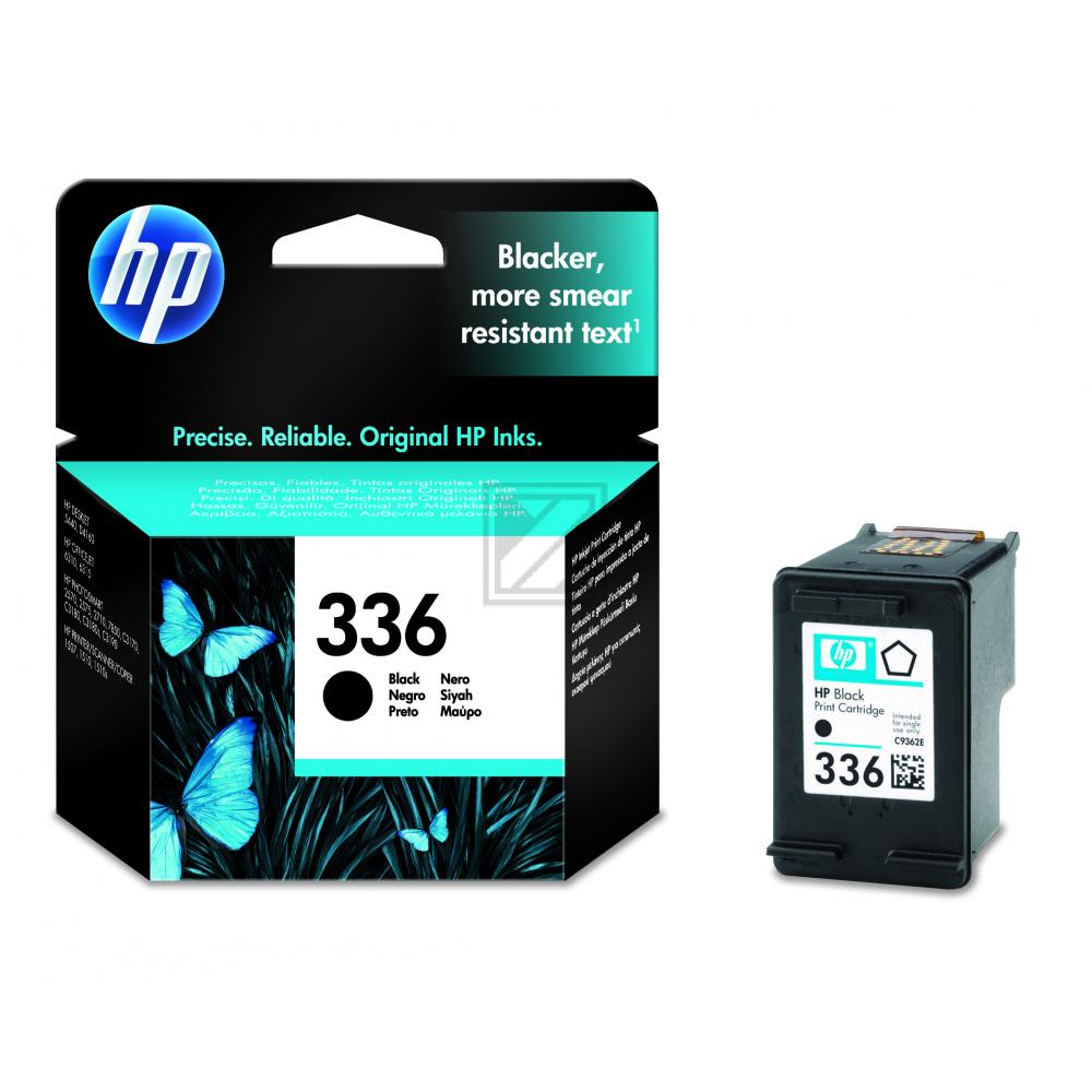 C9362EE // 336 / schwarz / original HP Druckkopfpatrone schwarz / C9362EE / 220 S. / 5.00 ml