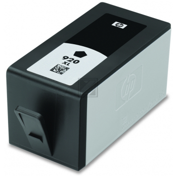 CD975AE // 920XL / schwarz / original HP Tintenpatrone schwarz / CD975AE / 1200 S. / 49.00 ml
