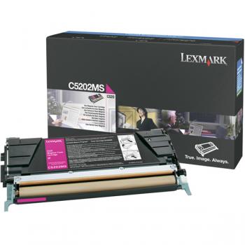 C5202MS / magenta / original LEXMARK Toner magenta / C5202MS / 1500 S.