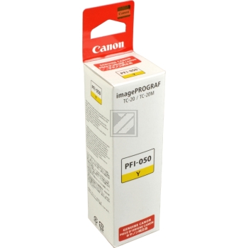 5701C001 // PFI050Y / gelb / original CANON Tintenpatrone gelb / 5701C001 / 70.00 ml