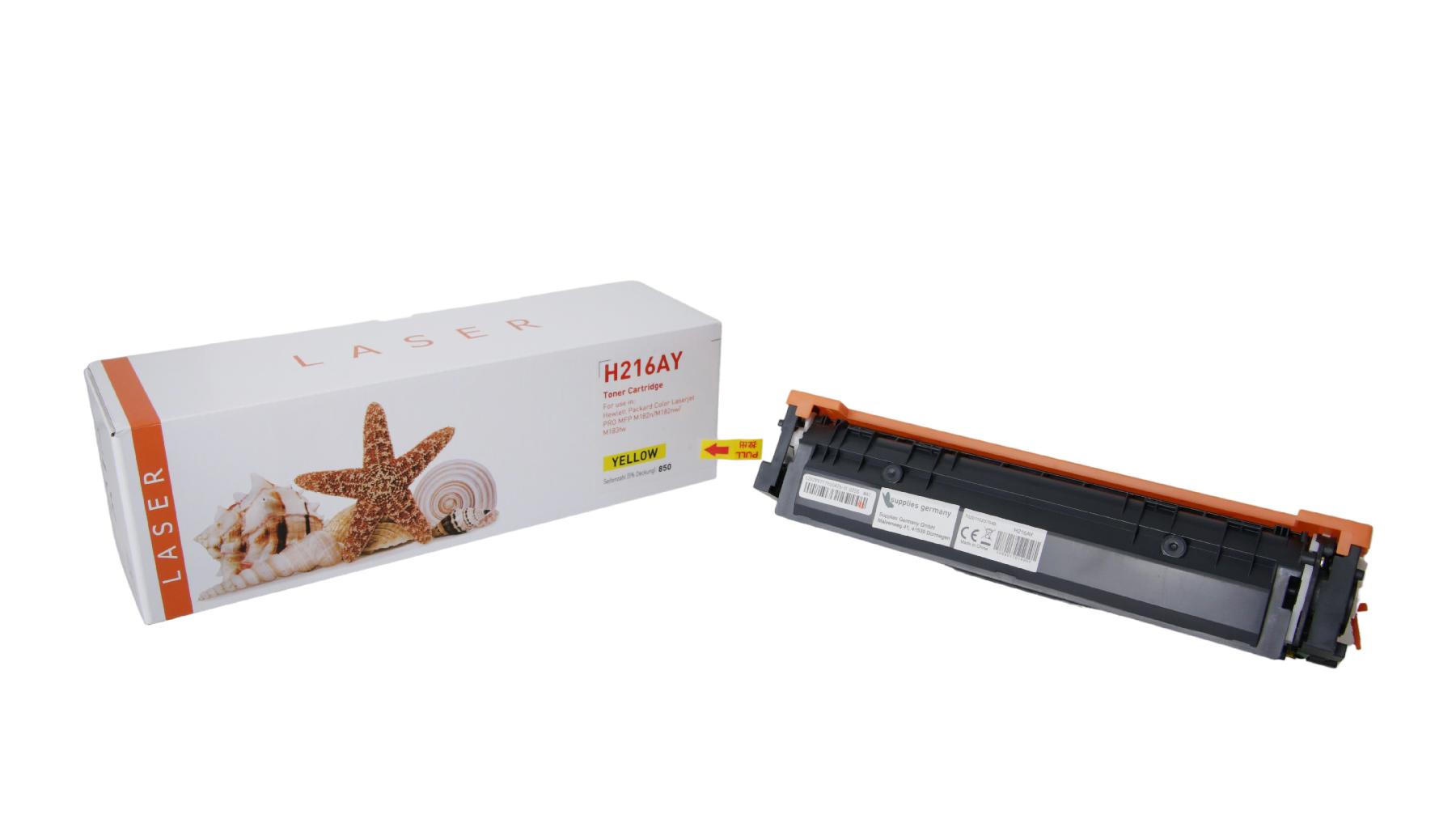 Alternativ Toner Yellow für HP / W2412A / 850 Seiten