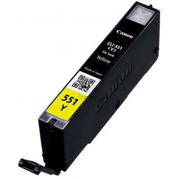 6511B001 // CLI551Y / gelb / original CANON Tintenpatrone gelb / 6511B001 / 344 S. / 7.00 ml