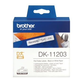 DK11203 / original BROTHER PTouch Etiketten / DK11203