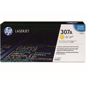 CE742A // 307A / gelb / original HP Toner gelb / CE742A / 7300 S.