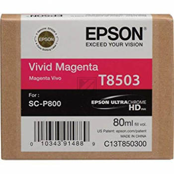 C13T85030N // T8503 / magenta / original EPSON Tintenpatrone magenta / C13T85030N / 80.00 ml