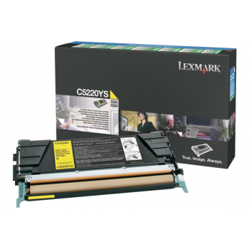 C5220YS / gelb / original LEXMARK Toner gelb / C5220YS / 3000 S.