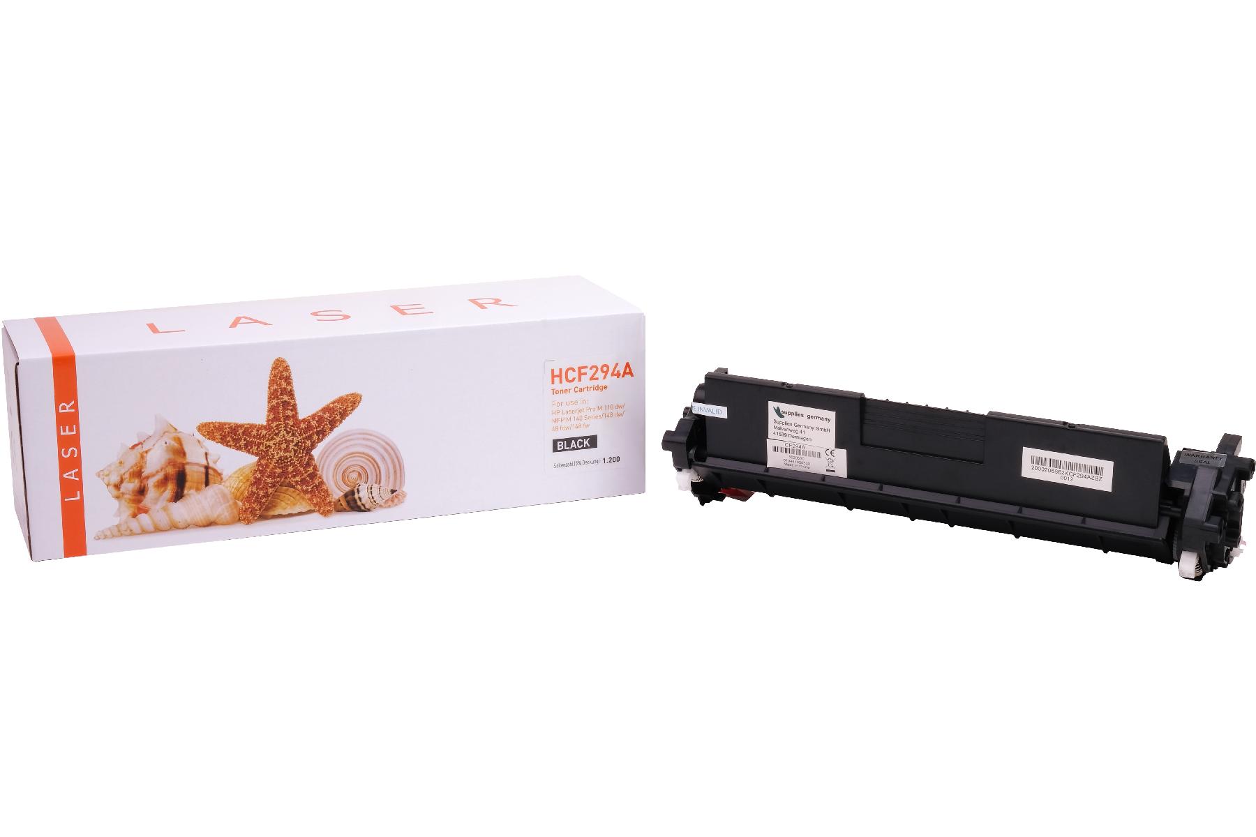 TONCF294A Alternativ Toner Black für HP / CF294A / 1.200 Seiten