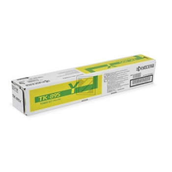 1T02K0ANL0 // TK895Y / gelb / original KYOCERA Toner gelb / 1T02K0ANL0 / 6000 S.