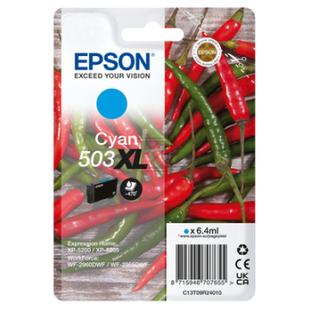 C13T09R24010 // 503XL / original EPSON Tintenpatrone cyan / C13T09R24010 / 470 S. / 6.40 ml