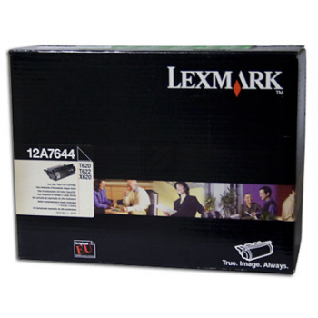 12A7644 / original LEXMARK Toner schwarz / 12A7644 / 30000 S.