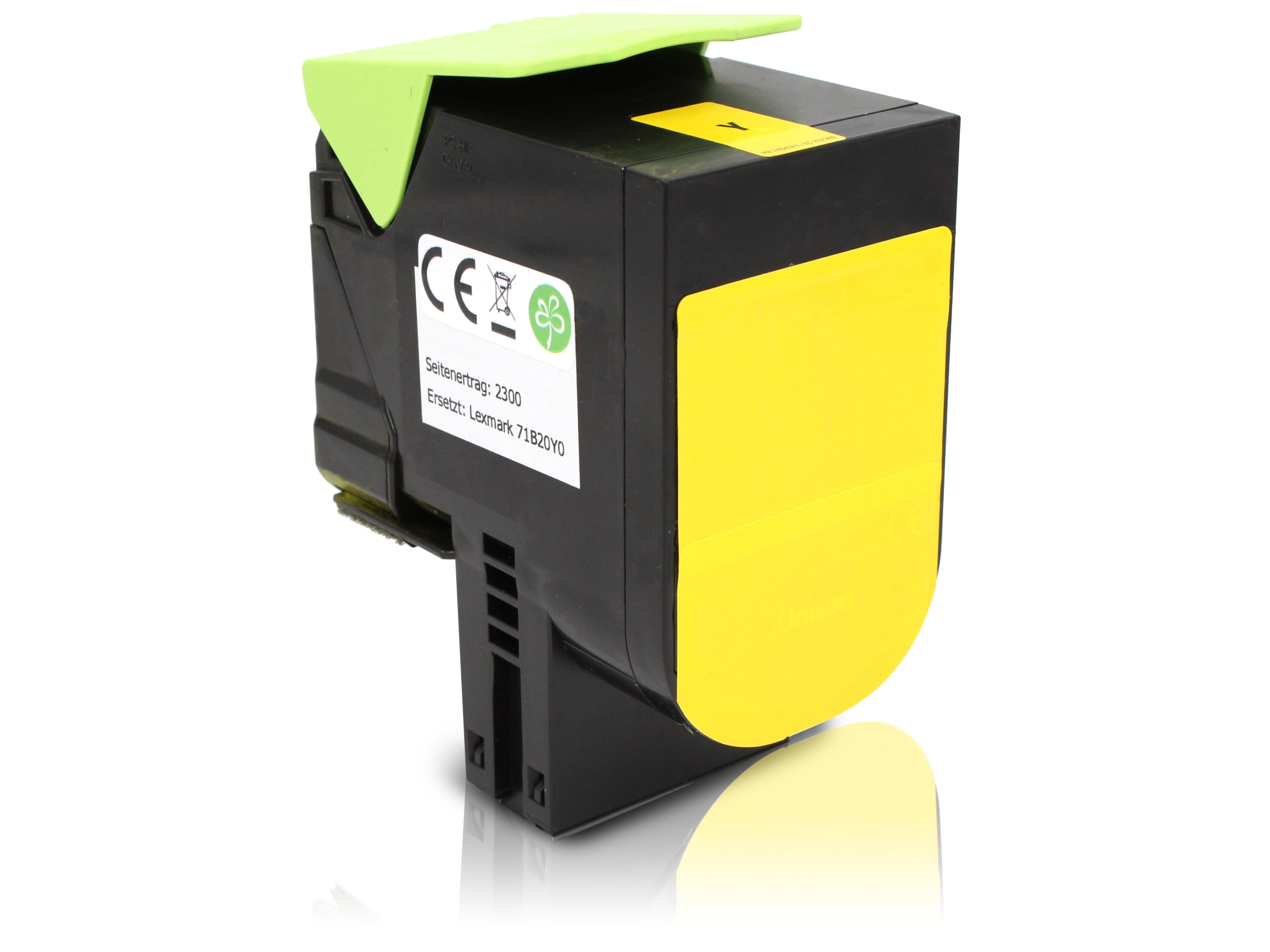 Alternativ Toner Yellow für Lexmark / 71B2HY0 / 3.500 Seiten