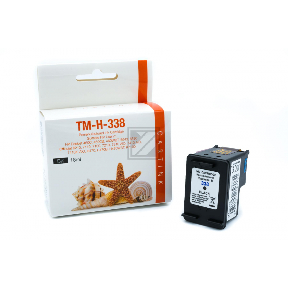 Refill Tinte Black für HP / C8765EE / 16ml