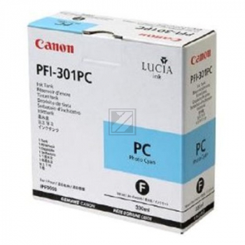 1490B001 // PFI301PC / cyan / original CANON Tintenpatrone cyan hell / 1490B001 / 330.00 ml