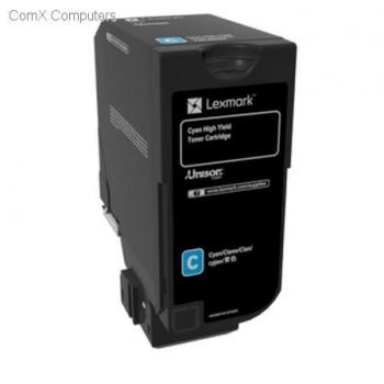 74C0H20 / cyan / original LEXMARK Toner cyan / 74C0H20 / 12000 S.