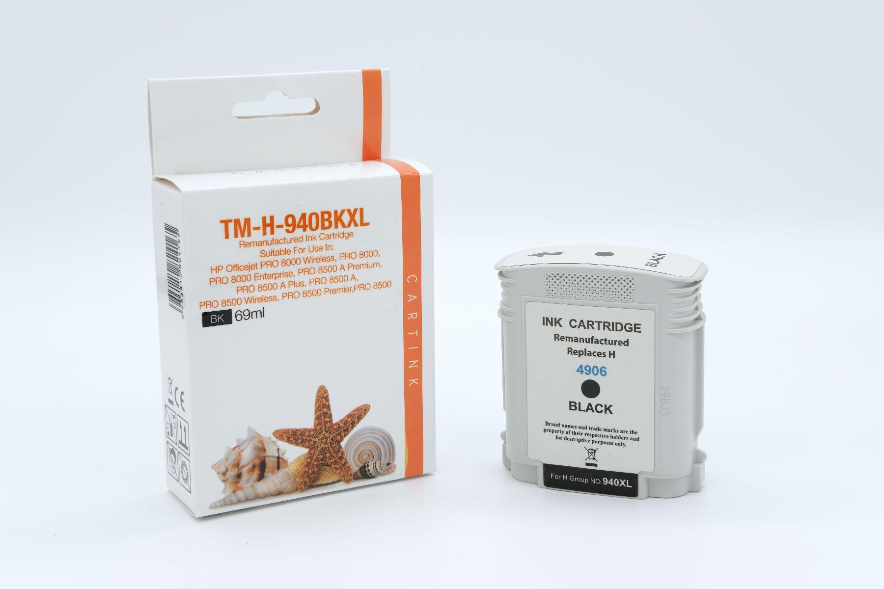 Refill Tinte Black für HP / C4906AE / 69ml