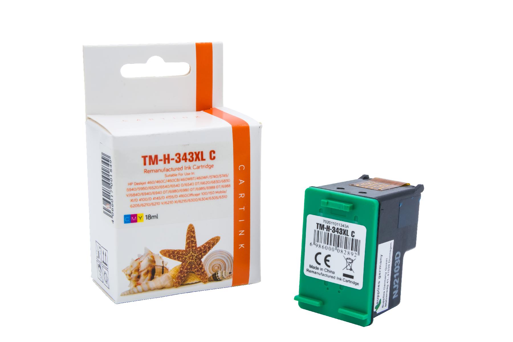Refill Tinte Color für HP / C8766 / 18ml