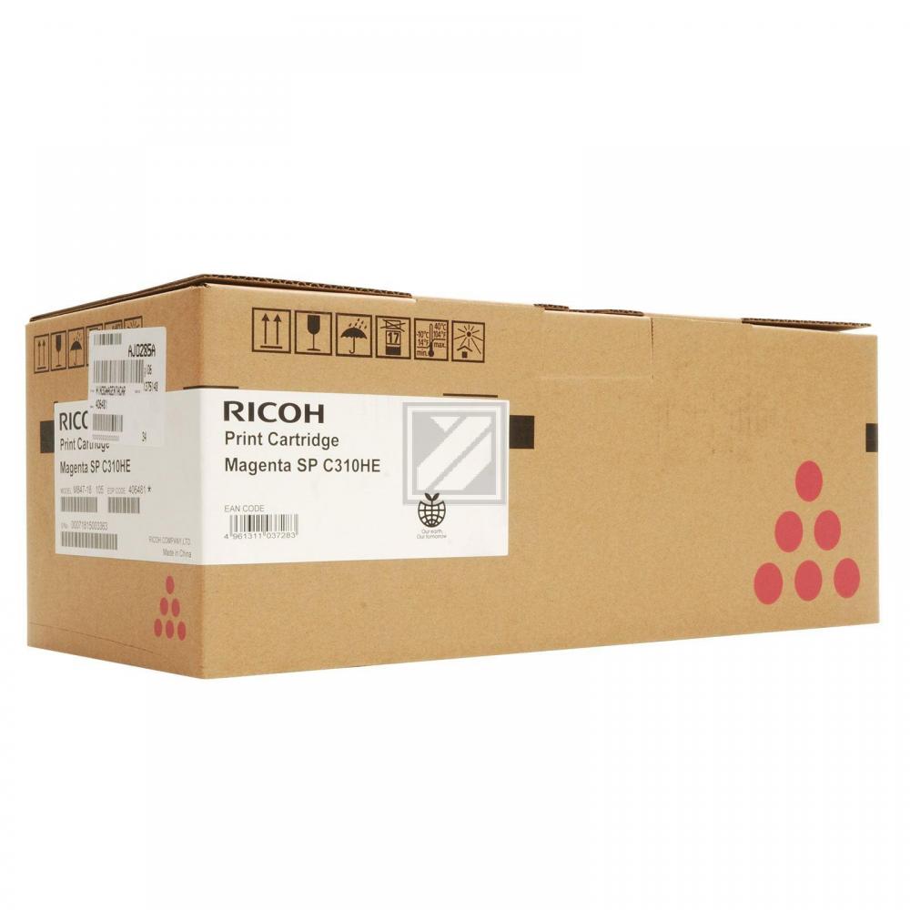 406481 // SPC310HE / magenta / original RICOH Toner magenta / 406481 / 6000 S.