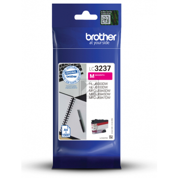 LC3237M / original BROTHER Tintenpatrone magenta / LC3237M / 1500 S.