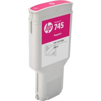 F9K01A // 745 / magenta / original HP Tintenpatrone magenta / F9K01A / 300.00 ml