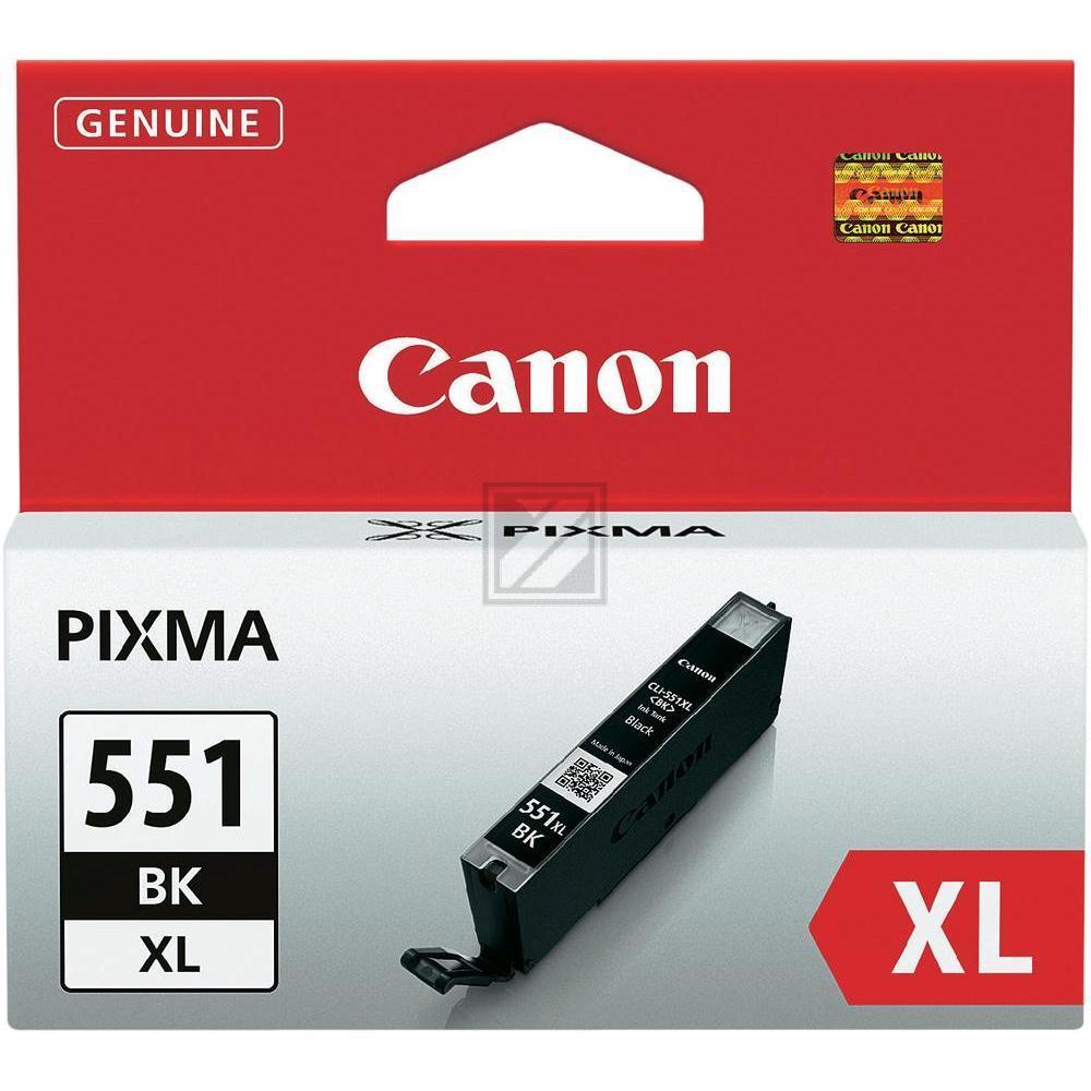 6443B001 // CLI551BKXL / schwarz / original CANON Tintenpatrone schwarz / 6443B001 / 5530 S. / 11.00 ml