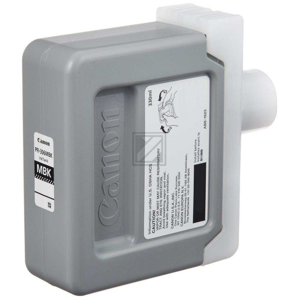 6656B001 // PFI306MBK / schwarz / original CANON Tintenpatrone schwarz matt / 6656B001 / 330.00 ml