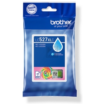 LC527XLC / cyan / original Brother Tintenpatrone c / LC527XLC / 2000 S.