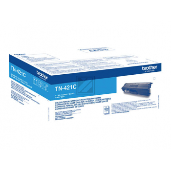 TN421C / cyan / original BROTHER Toner cyan / TN421C / 1800 S.