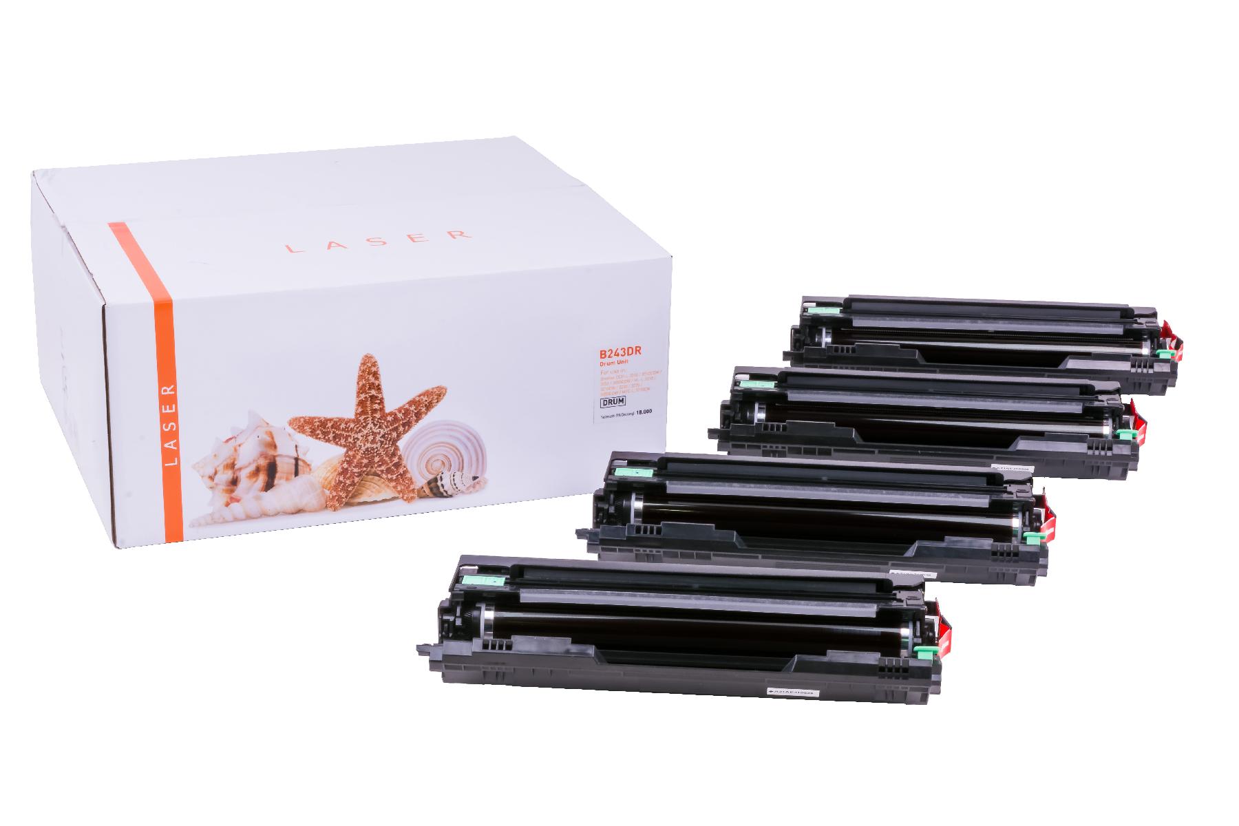 Alternativ Trommel BK,C,M,Y für Brother / DR243CL / 18.000 Seiten