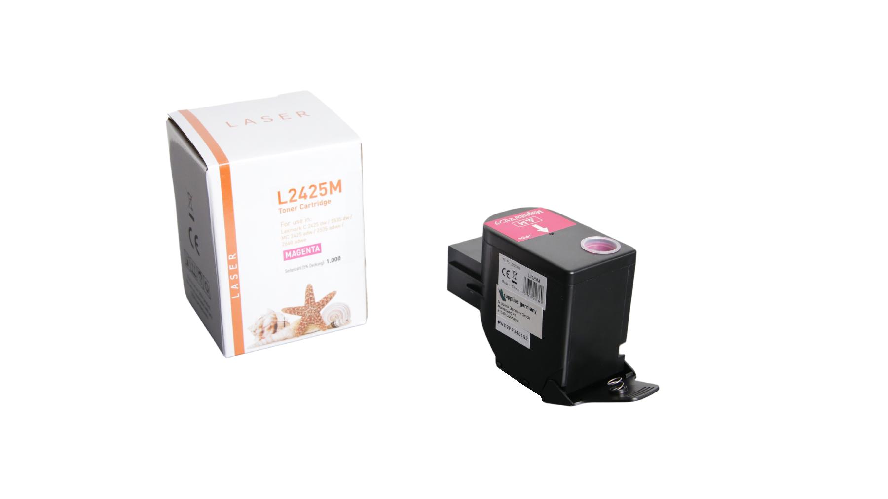 Alternativ Toner Magenta für Lexmark / C2320M0 / 1.000 Seiten