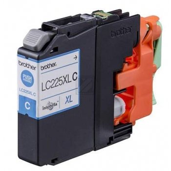 LC225XLC / cyan / original BROTHER Tintenpatrone cyan / LC225XLC / 1200 S. / 11.80 ml