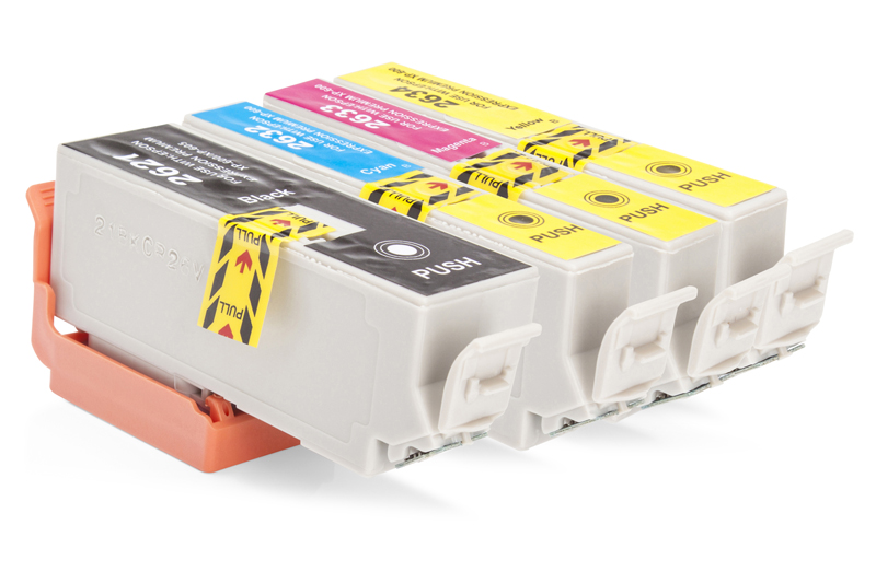 Alternativ Tinte für Epson / C13T26364010 / BK15ml /PBK,C,M,Y10ml