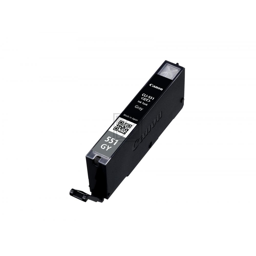 6512B001 // CLI551GY / original CANON Tintenpatrone grau / 6512B001 / 780 S. / 7.00 ml