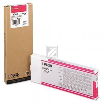 C13T606B00 // T606B / magenta / original EPSON Tintenpatrone magenta / C13T606B00 / 220.00 ml