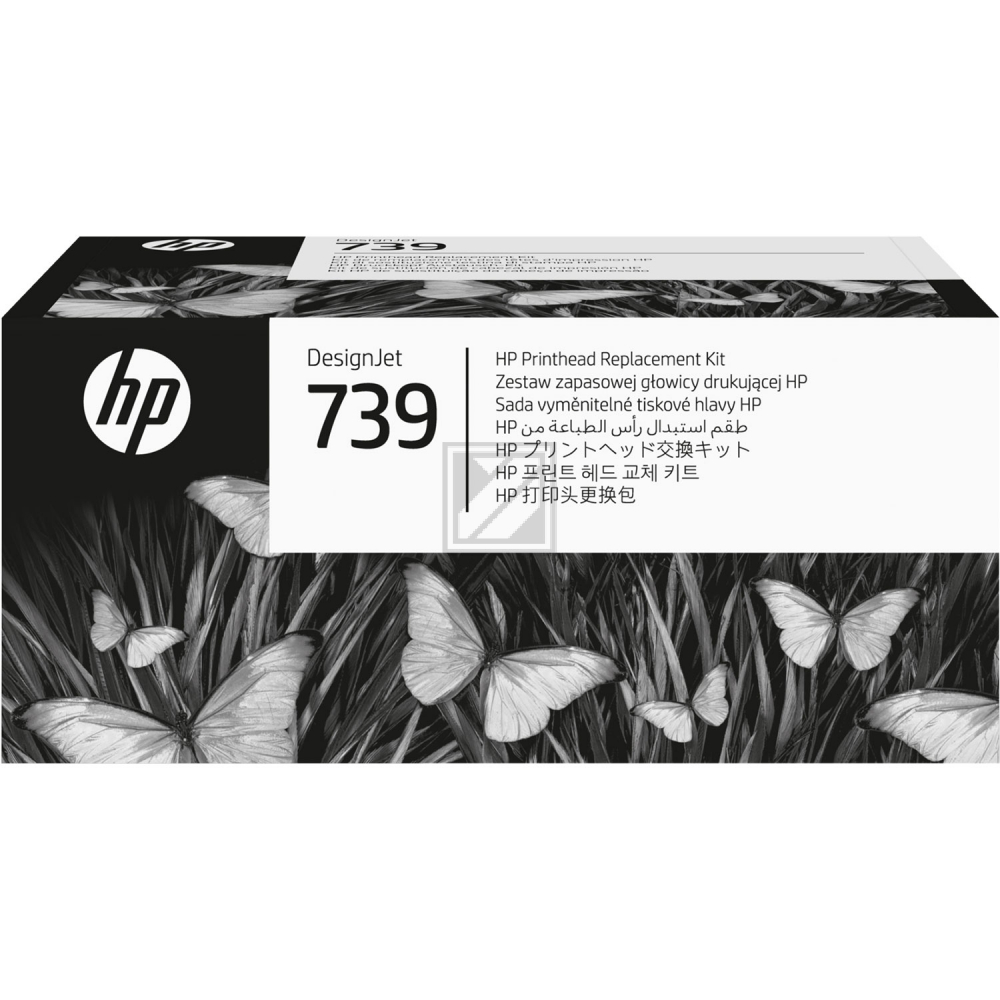 498N0A // 739 / schwarz gelb cyan magenta / original HP Druckkopf Sonstige / 498N0A