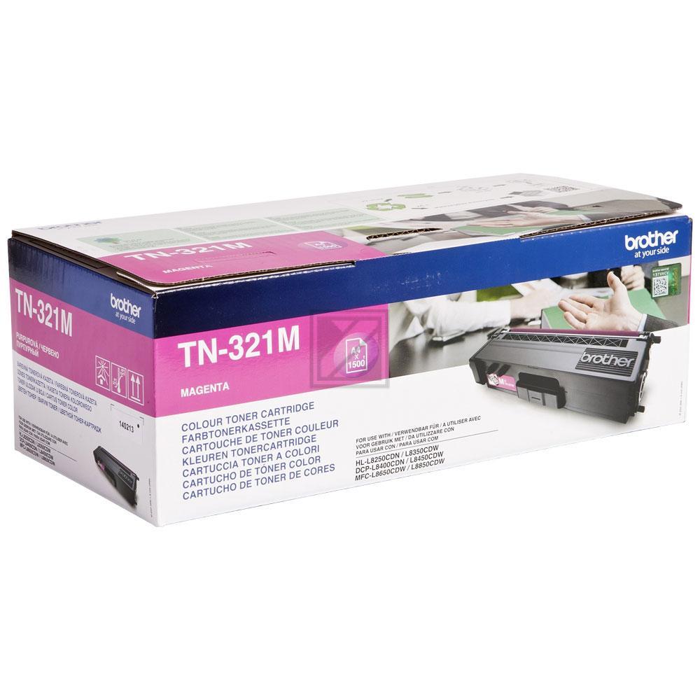 TN321M / magenta / original BROTHER Toner magenta / TN321M / 1500 S.
