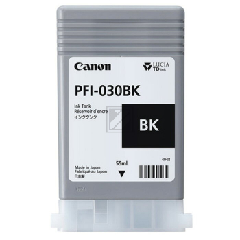 3489C001 // PFI030BK / schwarz / original CANON Tintenpatrone schwarz / 3489C001 / 55.00 ml