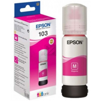 C13T00S34A // 103 / magenta / original EPSON Tintenflasche magenta / C13T00S34A / 4500 S. / 70.00 ml