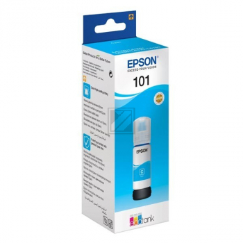 C13T03V24A // 101 / cyan / original EPSON Tintenflasche cyan / C13T03V24A / 70.00 ml