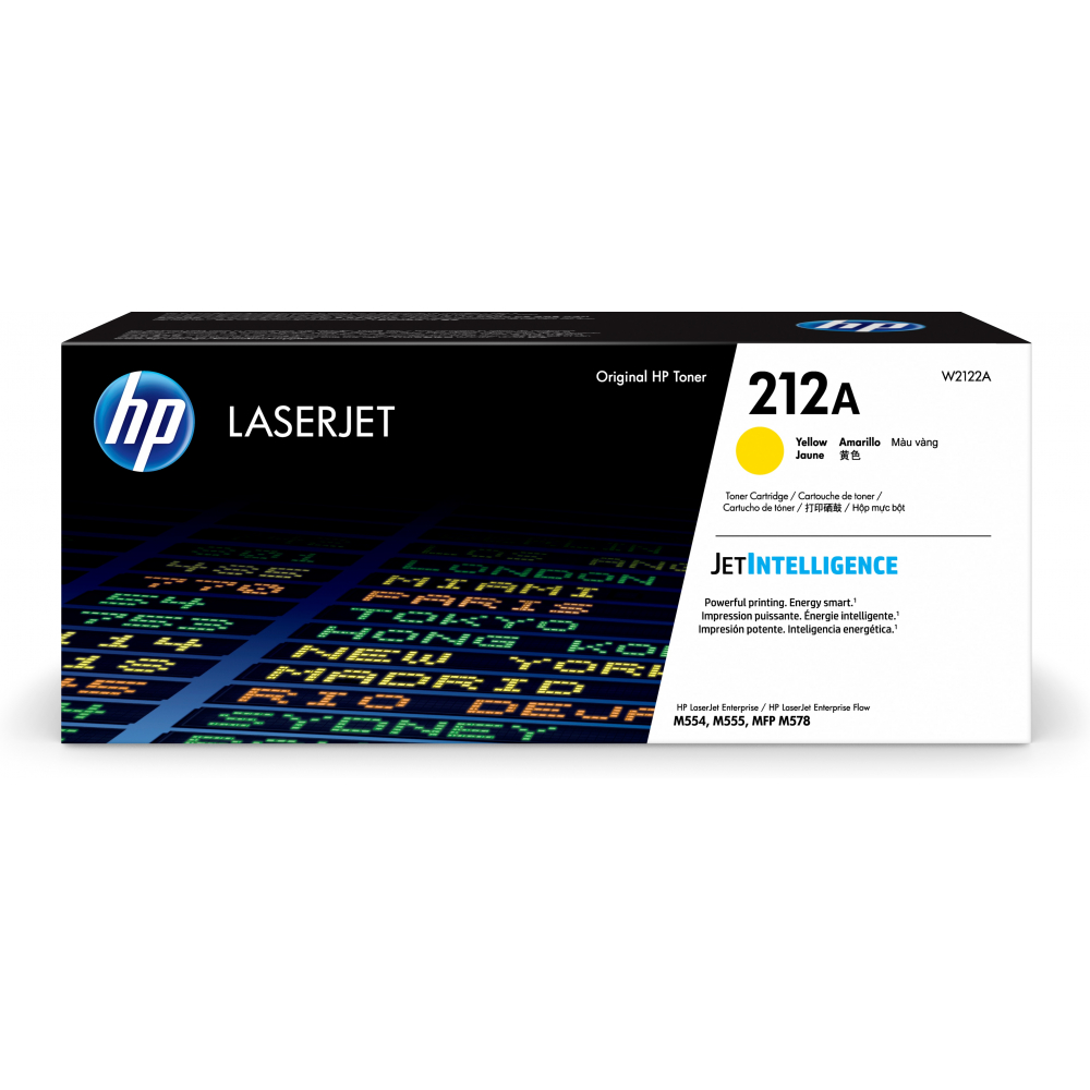 W2122A // 212A / original HP Toner gelb / W2122A / 4500 S.