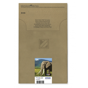 C13T24284510 // 24 / schwarz / original EPSON Tintenpatrone MultiPack / C13T24284510 / 360 S.