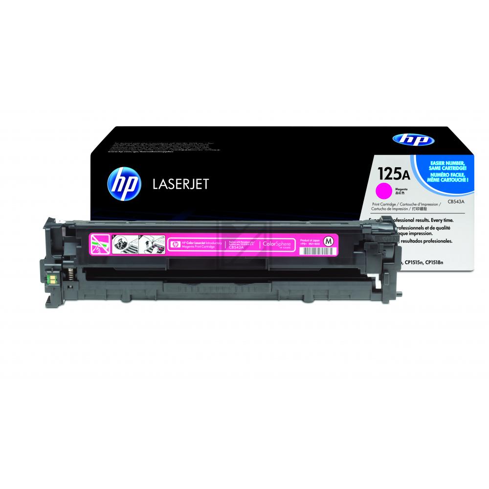 CB543A // 125A / magenta / original HP Toner magenta / CB543A / 1400 S.