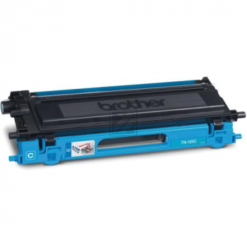TN135C / cyan / original BROTHER Toner cyan / TN135C / 4000 S.