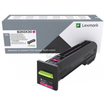 82K0X30 / magenta / original LEXMARK Toner magenta / 82K0X30 / 22000 S.