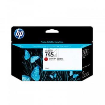 F9K00A // 745 / original HP Tintenpatrone rot / F9K00A / 130.00 ml