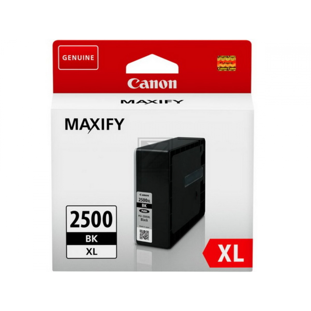 9254B001 // PGI2500XLBK / schwarz / original CANON Tintenpatrone schwarz / 9254B001 / 2500 S. / 70.90 ml
