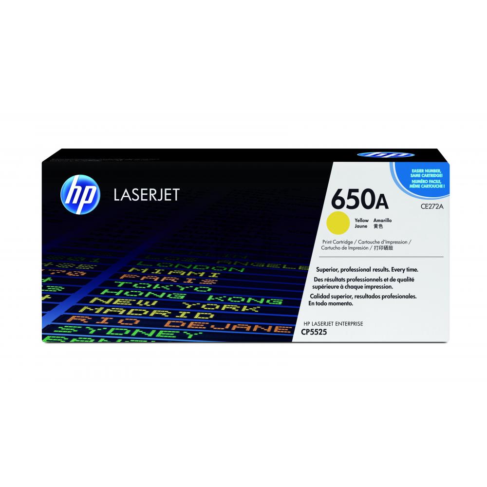 CE272A // 650A / gelb / original HP Toner gelb / CE272A / 15000 S.
