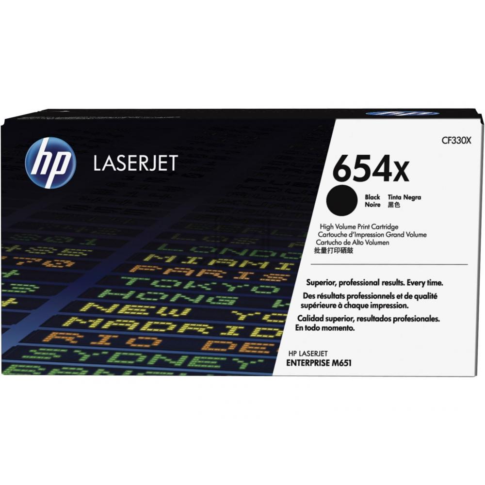 CF330X // 654X / schwarz / original HP Toner schwarz / CF330X / 20500 S.