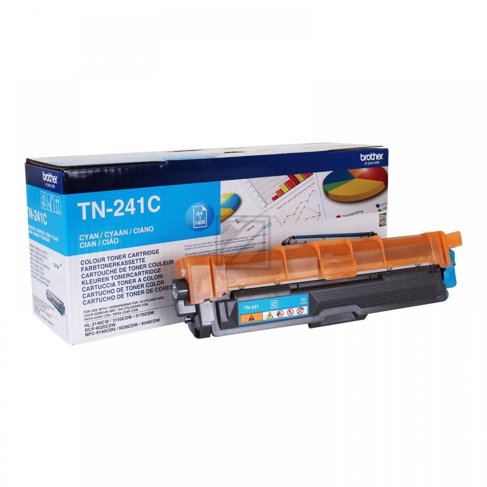 TN241C / cyan / original BROTHER Toner cyan / TN241C / 1400 S.