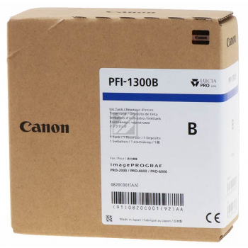 0820C001 // PFI1300B / original CANON Tintenpatrone blau / 0820C001 / 330.00 ml